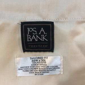 Jos A. Bank mens Traveler pants (no iron poly)